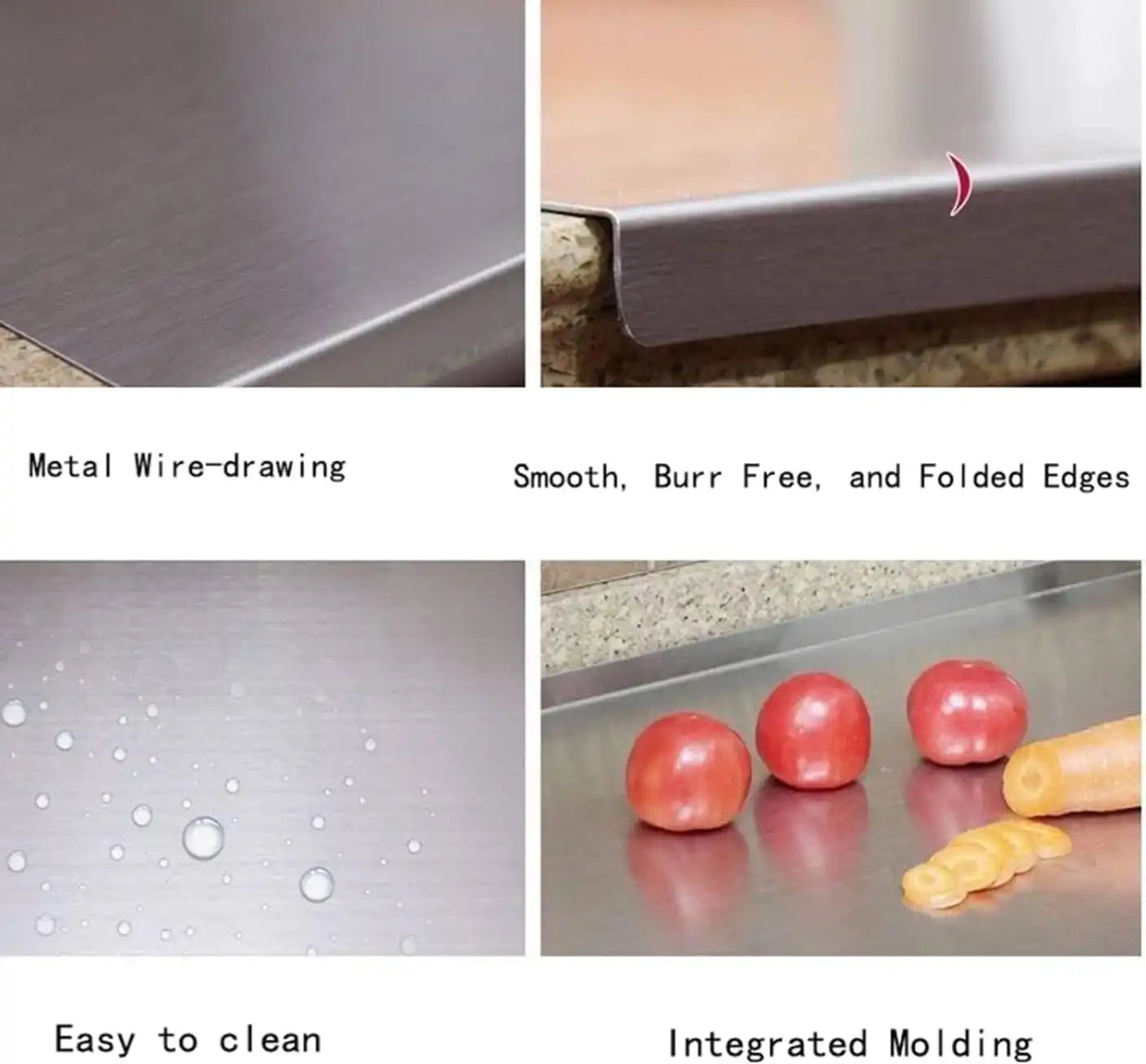 All-in-One Stainless Steel Cutting Board – Anti-Bacterial, Non-Slip, Multi-Use, End Your Kitchen Problems Forever!